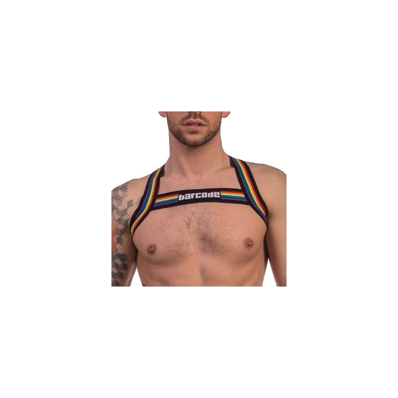 Barcode Berlin Harnais élastique Barcode pride Noir
